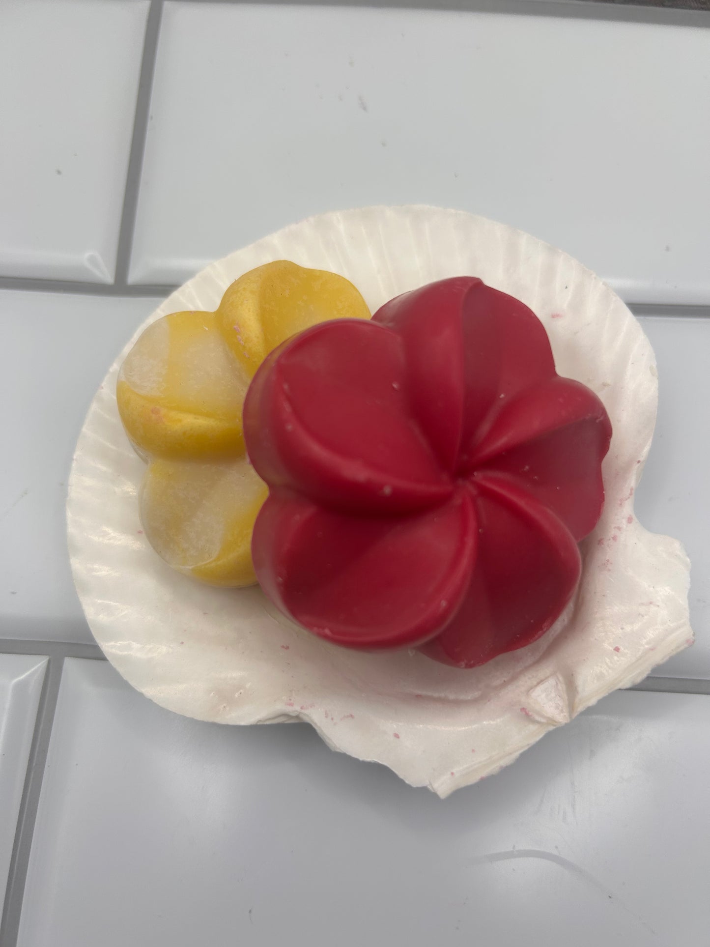 Plumeria guest soap set