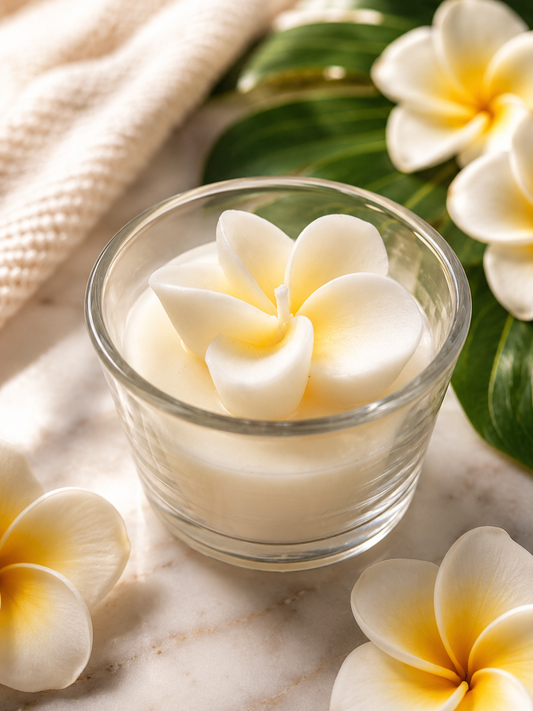 Small Plumeria Candle